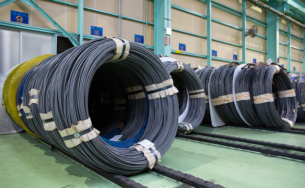 知多工場で加工された製品の写真