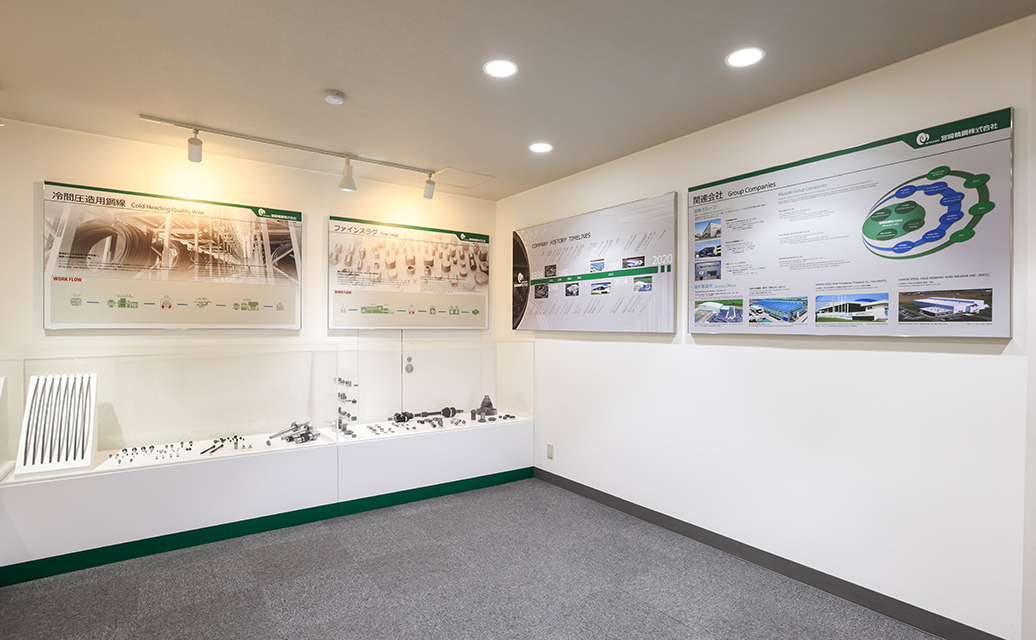 展示室の内観の写真