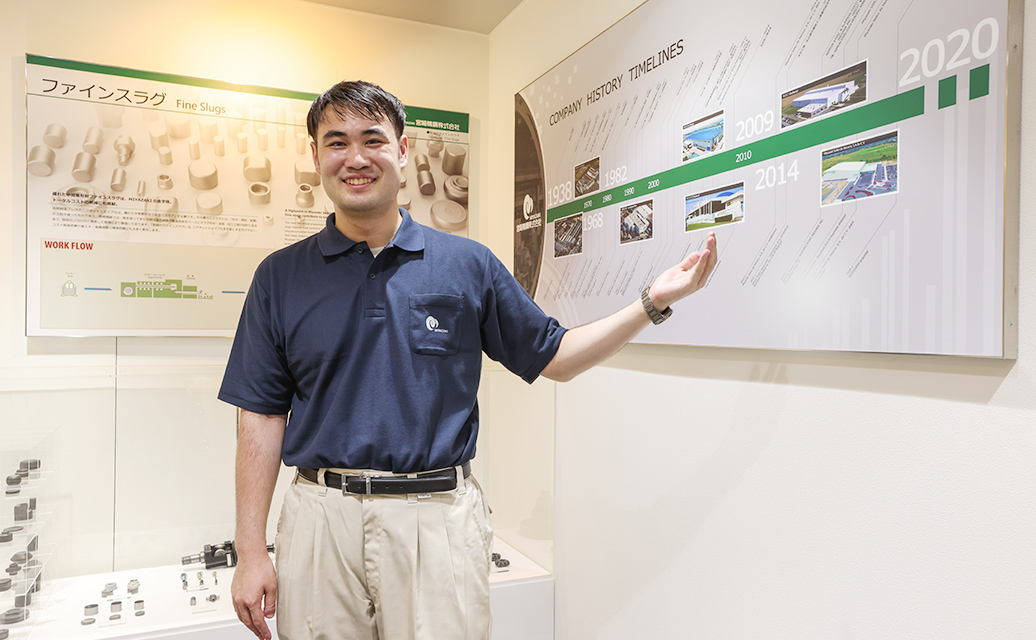 展示室の内観の写真