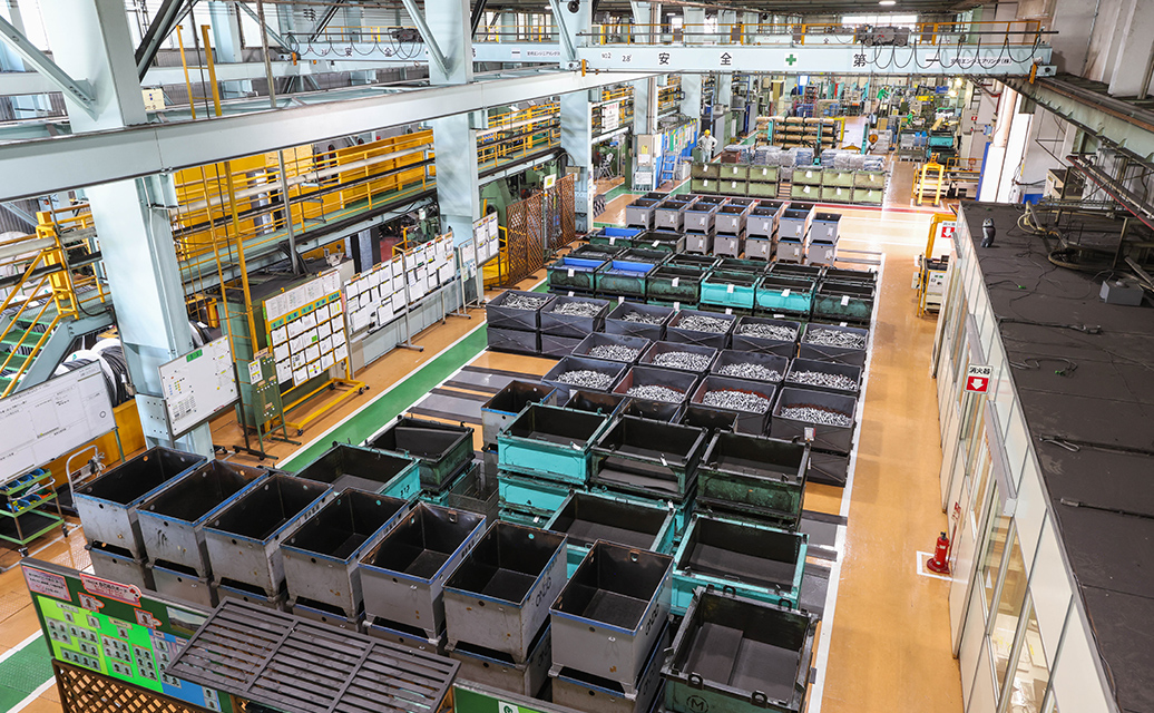 十四山工場の内観の写真