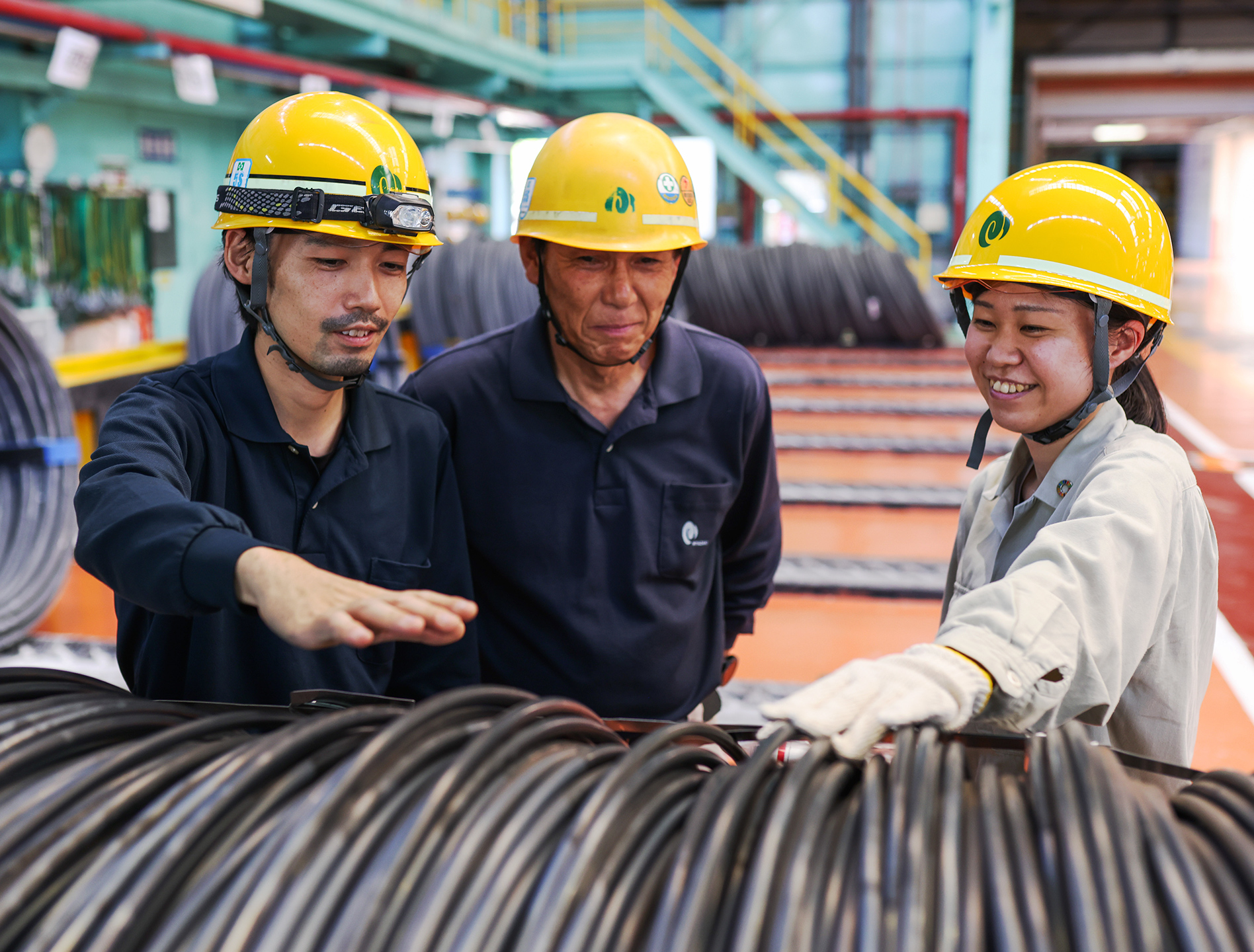 仕事をしている様子